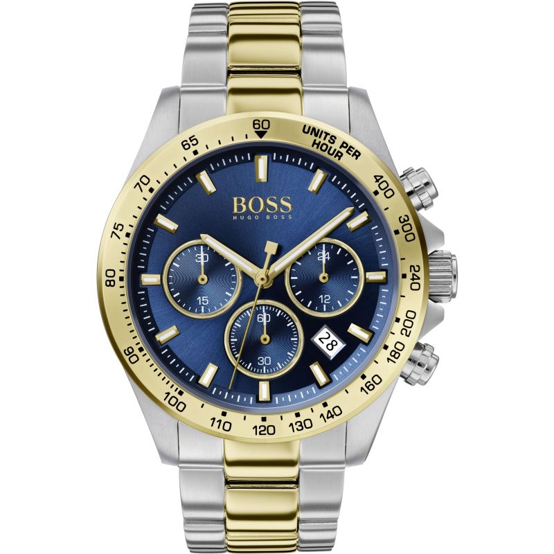 Hugo Boss Watch Chronograph Hero Two Tone Blue - HB1513767
